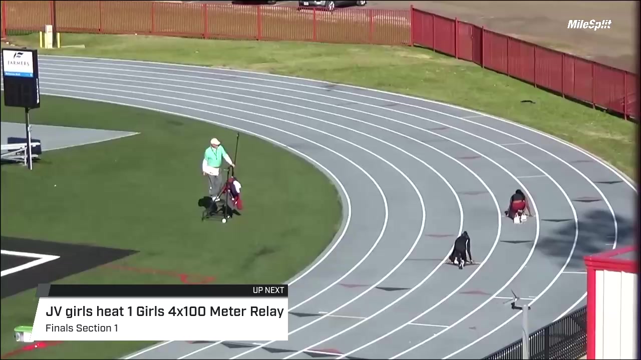 High School Girls' 4x100m Relay Jv Girls Heat 1, Finals 1