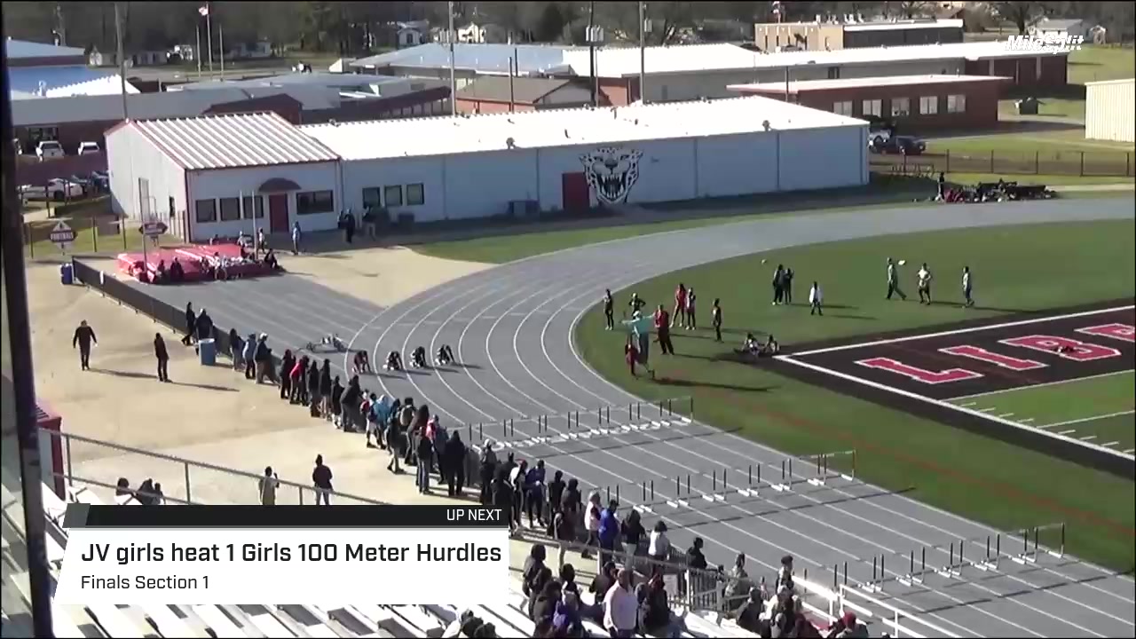 High School Girls' 100m Hurdles Jv Girls Heat 1, Finals 1