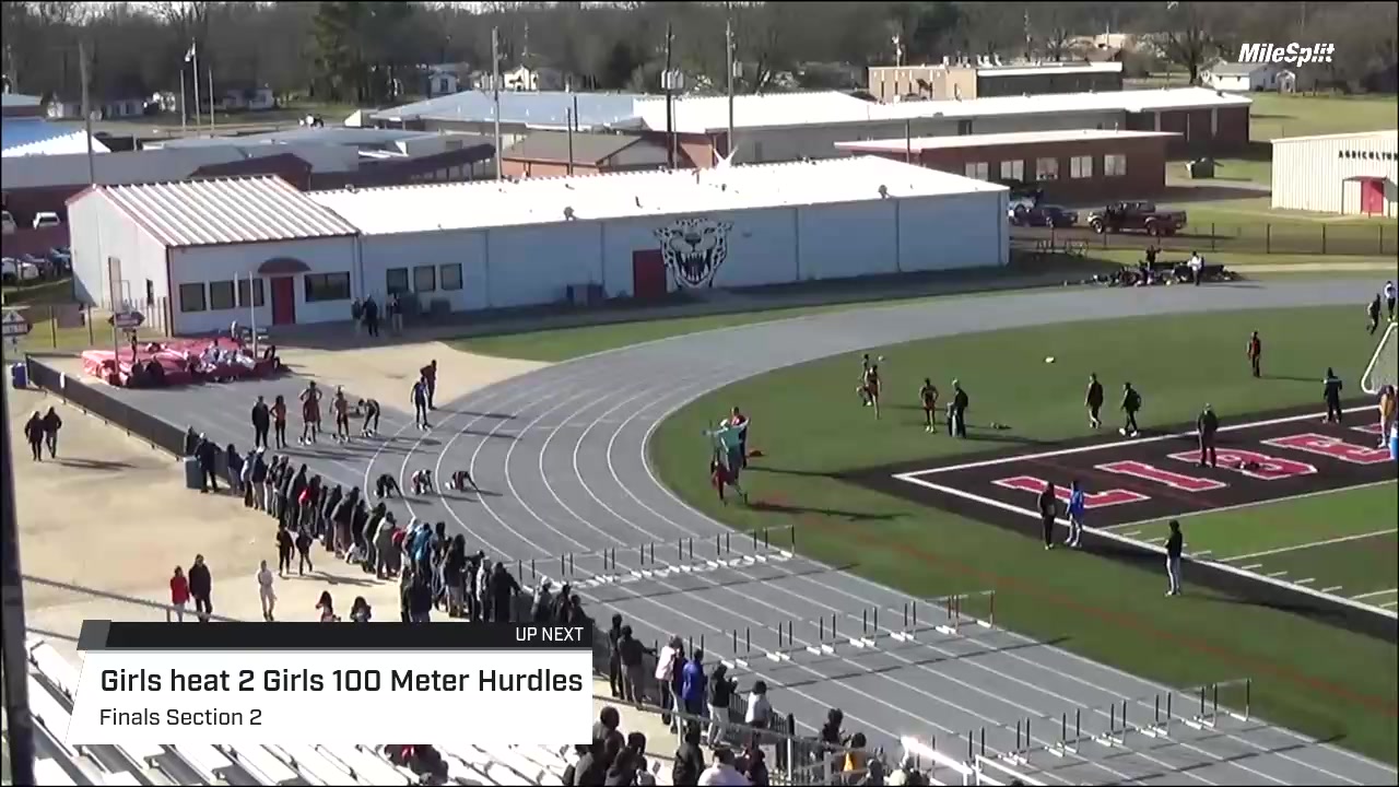 High School Girls' 100m Hurdles Girls Heat 2, Finals 2