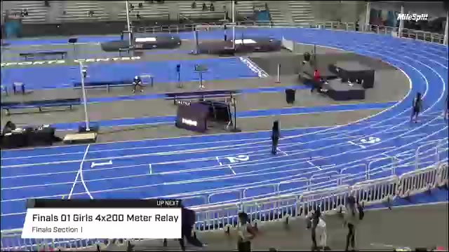 High School Girls' 4x200m Relay Finals 01, Finals 1