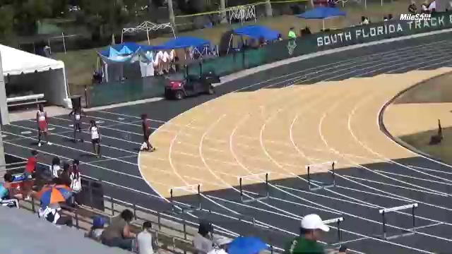High School Boys' 100m Hurdles Pentathlon, Finals 1 - Age 13