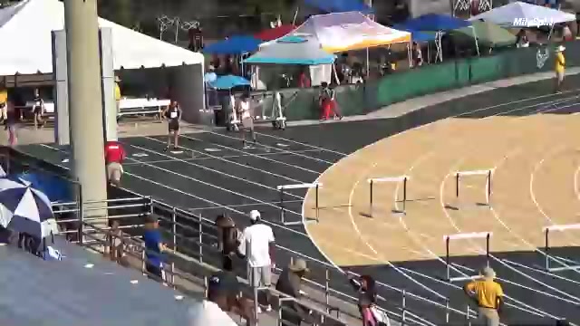 High School Boys' 110m Hurdles Decathlon, Finals 1 - Age 15-16