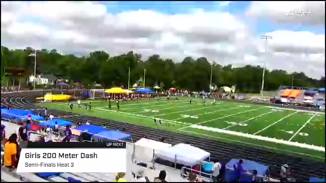 Youth Girls' 200m, Semi-Finals 3 - Age 11