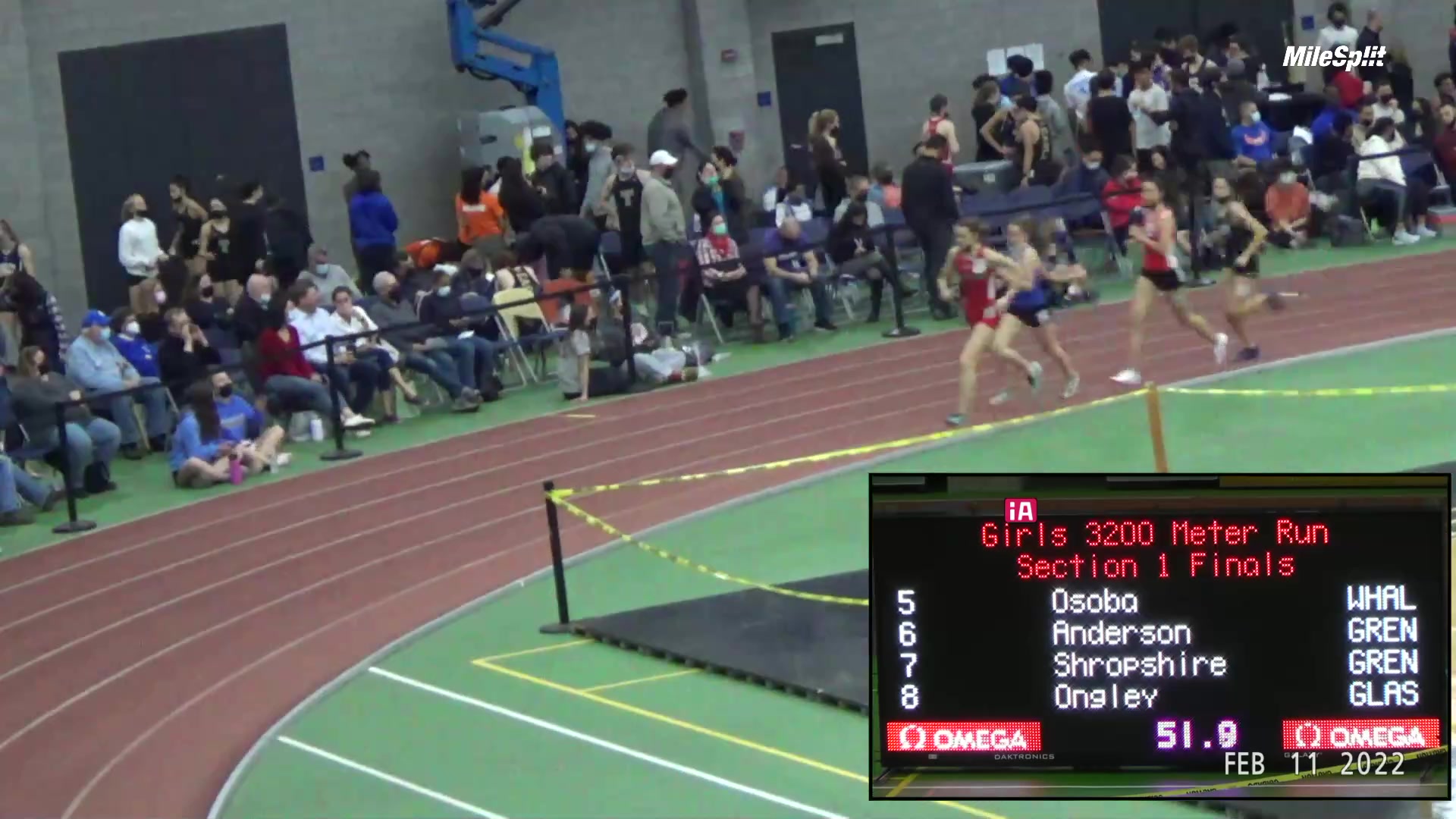Girls' 3200m, Finals 1