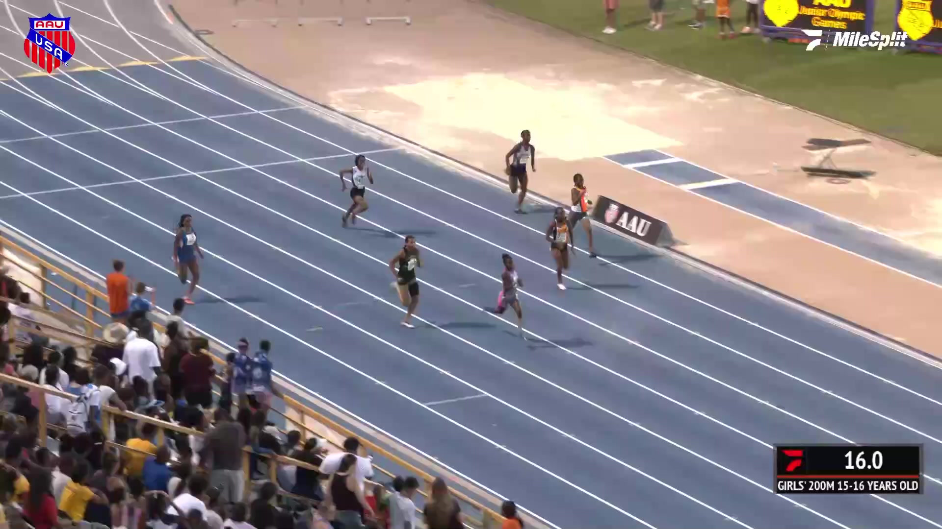 Youth Girls' 200m, QuarterFinals 1 Age 1516 AAU Junior Olympics Games