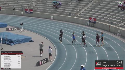 2026 AAU Junior Olympic Games - Youth Girls' 100m, Finals 1 - Ag